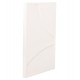 ΠΙΝΑΚΑΣ ΟΡΘΟΓΩΝΙΟΣ ΣΕΙΡΑ SANTORINI HM4509 MDF ΥΠΟΛΕΥΚΟ ΧΡΩΜΑ 60x4(πάχος)x80Υεκ.