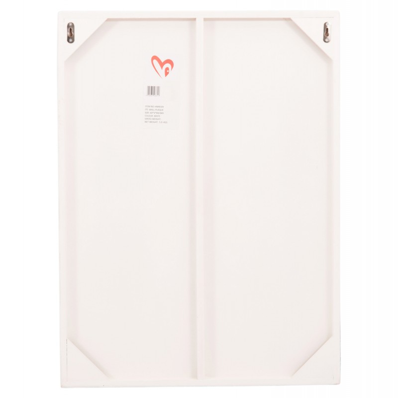 ΠΙΝΑΚΑΣ ΟΡΘΟΓΩΝΙΟΣ ΣΕΙΡΑ SANTORINI HM4509 MDF ΥΠΟΛΕΥΚΟ ΧΡΩΜΑ 60x4(πάχος)x80Υεκ.