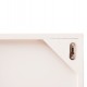 ΠΙΝΑΚΑΣ ΟΡΘΟΓΩΝΙΟΣ ΣΕΙΡΑ SANTORINI HM4509 MDF ΥΠΟΛΕΥΚΟ ΧΡΩΜΑ 60x4(πάχος)x80Υεκ.