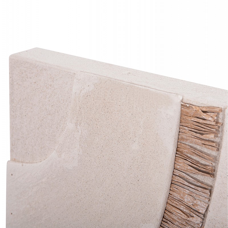 ΠΙΝΑΚΑΣ ΟΡΘΟΓΩΝΙΟΣ ΣΕΙΡΑ SANTORINI HM4532 MDF ΥΠΟΛΕΥΚΟ ΧΡΩΜΑ-ΔΙΑΚΟΣΜΗΣΗ ΜΠΕΖ 60x4,5(πάχος)x80Υεκ.