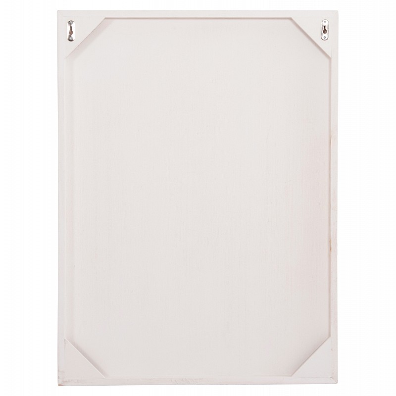 ΠΙΝΑΚΑΣ ΟΡΘΟΓΩΝΙΟΣ ΣΕΙΡΑ SANTORINI HM4532 MDF ΥΠΟΛΕΥΚΟ ΧΡΩΜΑ-ΔΙΑΚΟΣΜΗΣΗ ΜΠΕΖ 60x4,5(πάχος)x80Υεκ.