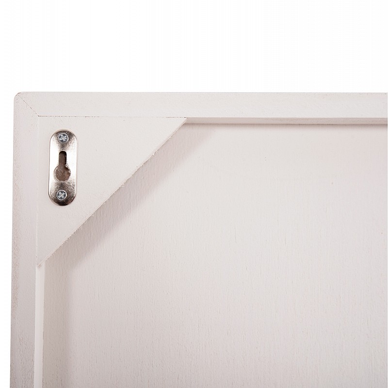 ΠΙΝΑΚΑΣ ΟΡΘΟΓΩΝΙΟΣ ΣΕΙΡΑ SANTORINI HM4532 MDF ΥΠΟΛΕΥΚΟ ΧΡΩΜΑ-ΔΙΑΚΟΣΜΗΣΗ ΜΠΕΖ 60x4,5(πάχος)x80Υεκ.