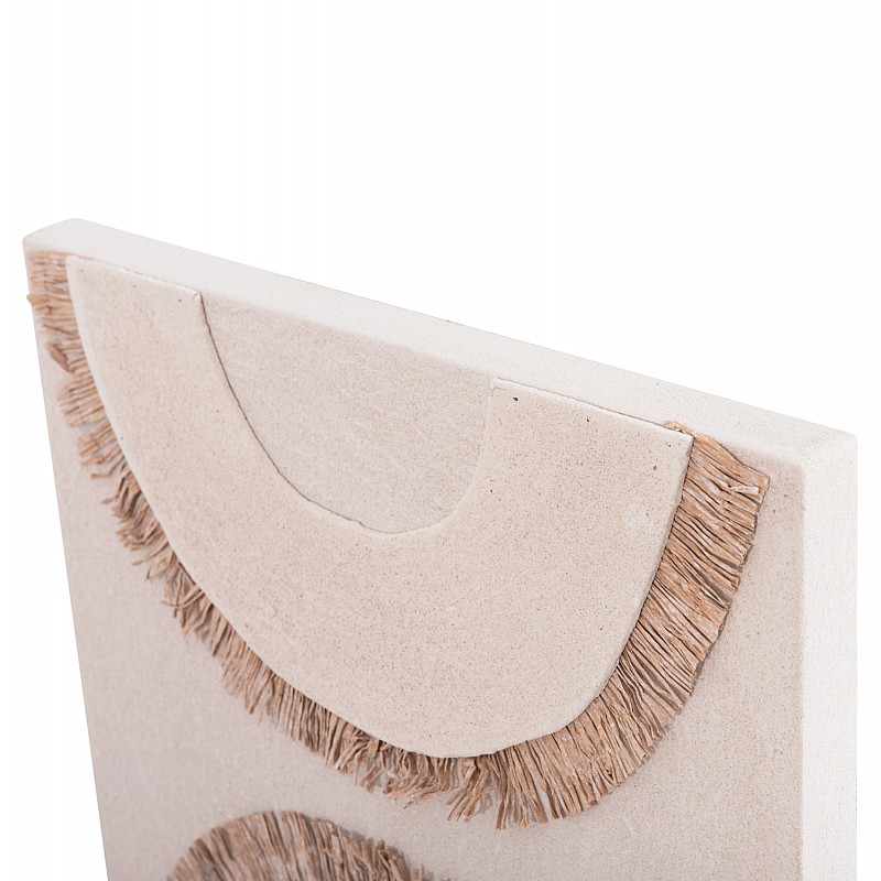 ΠΙΝΑΚΑΣ ΟΡΘΟΓΩΝΙΟΣ ΣΕΙΡΑ SANTORINI HM4535 MDF ΥΠΟΛΕΥΚΟ ΧΡΩΜΑ-ΔΙΑΚΟΣΜΗΣΗ ΜΠΕΖ 48x4,5(πάχος)x60Υεκ.