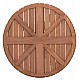 ΕΠΙΦΑΝΕΙΑ ΤΡΑΠΕΖΙΟΥ ΣΤΡΟΓΓΥΛΗ HM18133 ΞΥΛΟ TEAK--ΦΥΣΙΚΟ Φ70x4(πάχος)εκ. ΕΠΙΦΑΝΕΙΑ ΤΡΑΠΕΖΙΟΥ ΣΤΡΟΓΓΥΛΗ HM18133 ΞΥΛΟ TEAK--ΦΥΣΙΚΟ Φ70x4(πάχος)εκ.