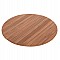 ΕΠΙΦΑΝΕΙΑ ΤΡΑΠΕΖΙΟΥ ΣΤΡΟΓΓΥΛΗ HM18134 ΞΥΛΟ TEAK--ΦΥΣΙΚΟ Φ80x4(πάχος)εκ.