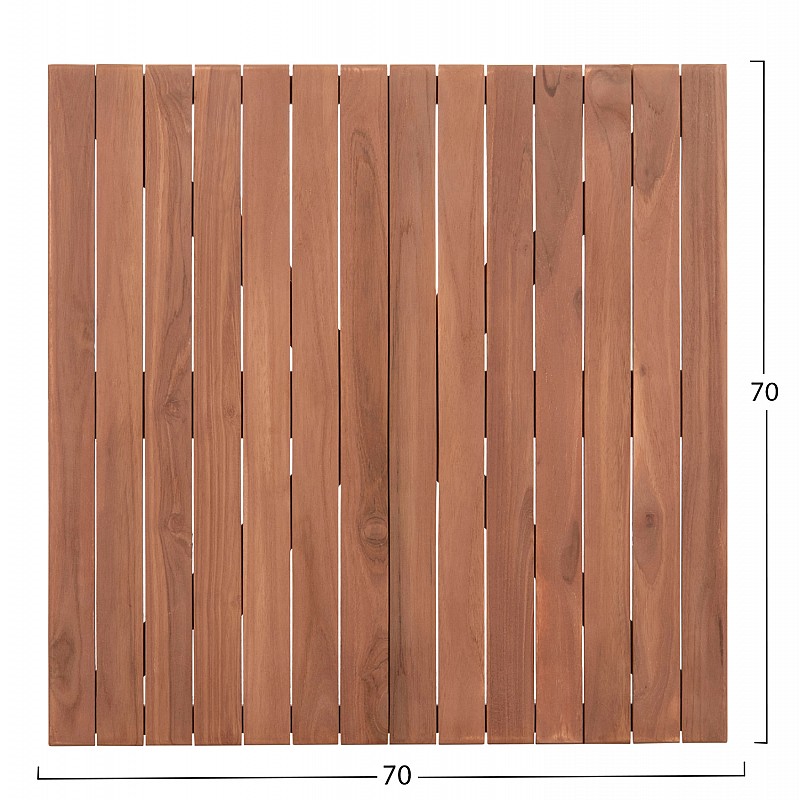 ΕΠΙΦΑΝΕΙΑ ΤΡΑΠΕΖΙΟΥ ΤΕΤΡΑΓΩΝΗ HM18136 ΞΥΛΟ TEAK--ΦΥΣΙΚΟ 70x70x4(πάχος)εκ. ΕΠΙΦΑΝΕΙΑ ΤΡΑΠΕΖΙΟΥ ΤΕΤΡΑΓΩΝΗ HM18136 ΞΥΛΟ TEAK--ΦΥΣΙΚΟ 70x70x4(πάχος)εκ.