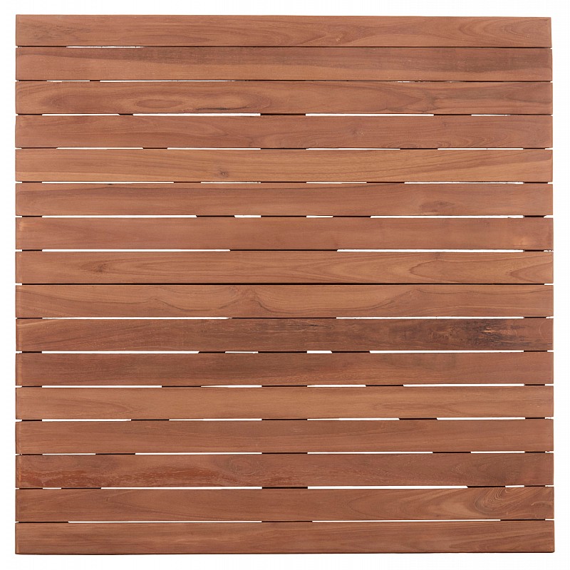 ΕΠΙΦΑΝΕΙΑ ΤΡΑΠΕΖΙΟΥ ΤΕΤΡΑΓΩΝΗ HM18137 ΞΥΛΟ TEAK--ΦΥΣΙΚΟ 80x80x4(πάχος)εκ.