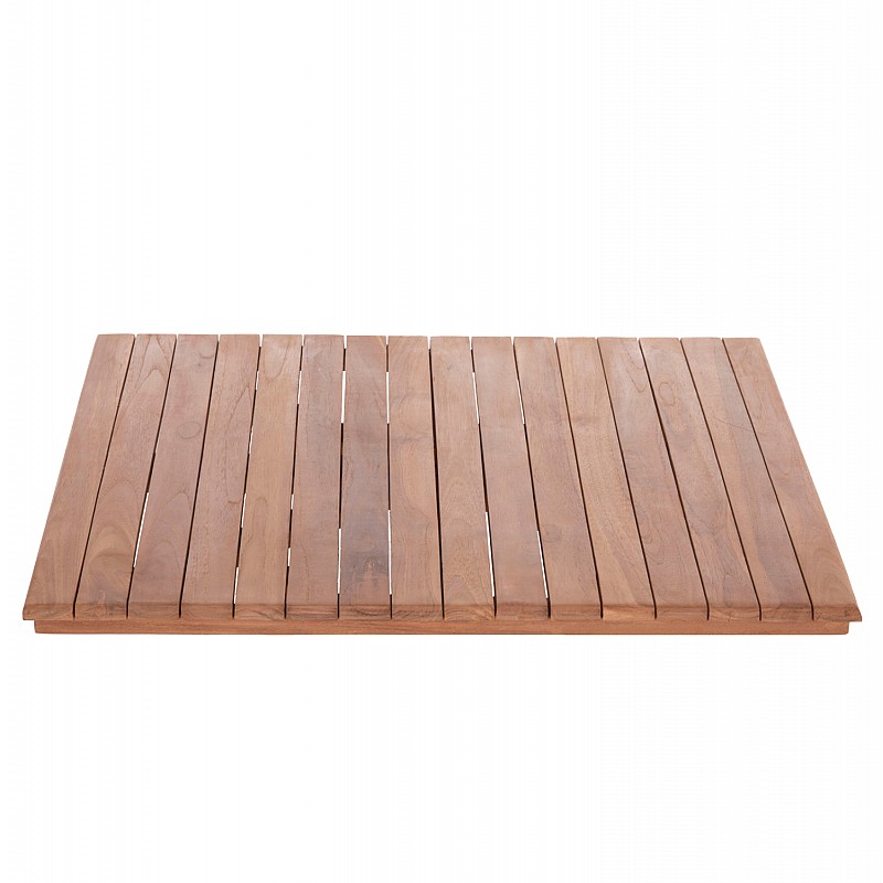 ΕΠΙΦΑΝΕΙΑ ΤΡΑΠΕΖΙΟΥ ΤΕΤΡΑΓΩΝΗ HM18137 ΞΥΛΟ TEAK--ΦΥΣΙΚΟ 80x80x4(πάχος)εκ.