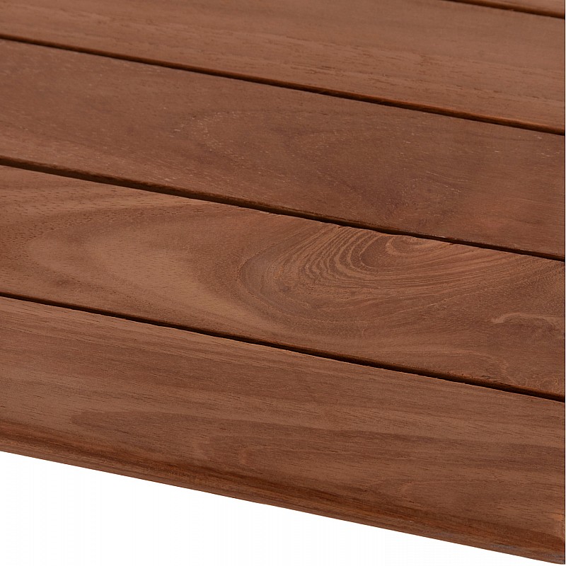 ΕΠΙΦΑΝΕΙΑ ΤΡΑΠΕΖΙΟΥ ΤΕΤΡΑΓΩΝΗ HM18137 ΞΥΛΟ TEAK--ΦΥΣΙΚΟ 80x80x4(πάχος)εκ.