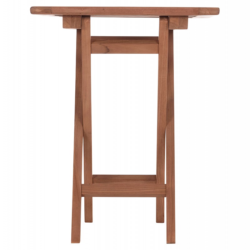 ΤΡΑΠΕΖΙ ΣΚΗΝΟΘΕΤΗ ΤΕΤΡΑΓΩΝΟ ERIS HM18118 ΞΥΛΟ TEAK--ΦΥΣΙΚΟ 60x60x75Υεκ.