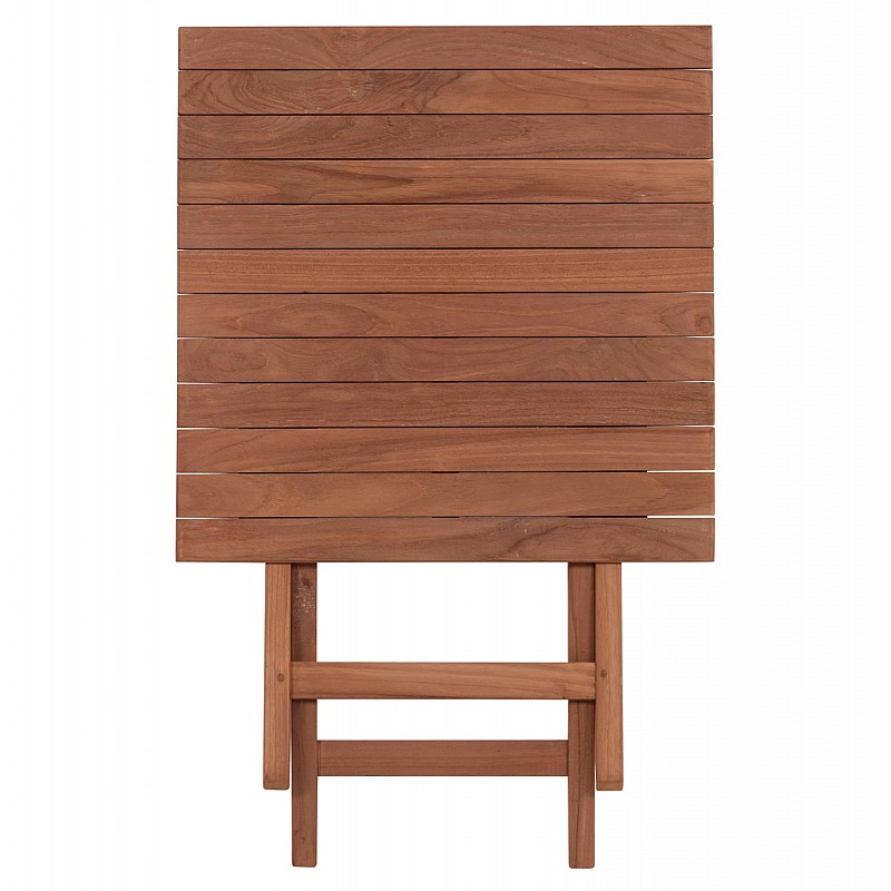 ΤΡΑΠΕΖΙ ΣΚΗΝΟΘΕΤΗ ΤΕΤΡΑΓΩΝΟ HEIDEL HM18121 ΞΥΛΟ TEAK--ΦΥΣΙΚΟ 60x60x75Υεκ.