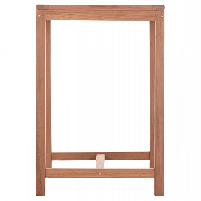 ΤΡΑΠΕΖΙ ΜΠΑΡ ΤΕΤΡΑΓΩΝΟ PRESSCOT HM18113 ΞΥΛΟ TEAK ΣΕ ΦΥΣΙΚΟ 70x70x105Υεκ.