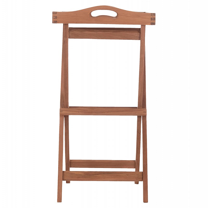 ΔΙΣΚΟΣ ΣΕΡΒΙΡΙΣΜΑΤΟΣ ΣΕ ΠΤΥΣΣΟΜΕΝΗ ΒΑΣΗ BARNABY HM4580 ΞΥΛΟ TEAK--ΦΥΣΙΚΟ 63x40x77Υεκ