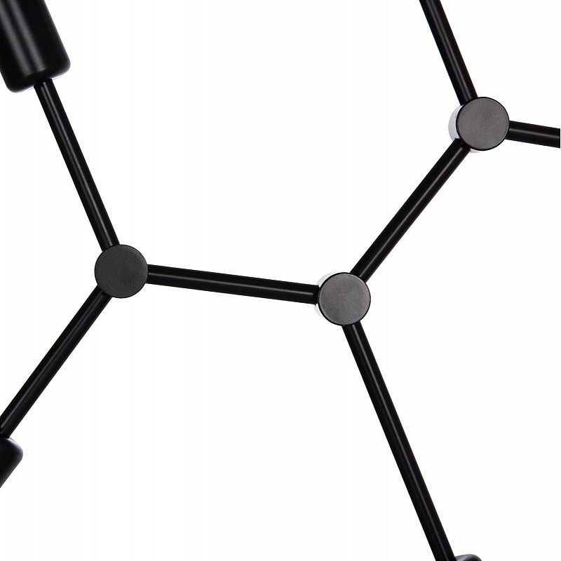 ΦΩΤΙΣΤΙΚΟ ΟΡΟΦΗΣ 4-ΦΩΤΟ LIGHTY HM7405.11 ΜΕΤΑΛΛΟ ΣΕ ΜΑΥΡΟ 57x5x52Υεκ.