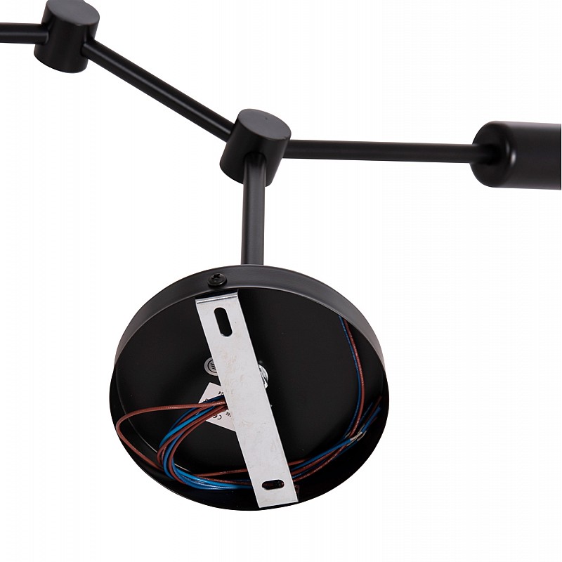 ΦΩΤΙΣΤΙΚΟ ΟΡΟΦΗΣ 4-ΦΩΤΟ LIGHTY HM7405.11 ΜΕΤΑΛΛΟ ΣΕ ΜΑΥΡΟ 57x5x52Υεκ.