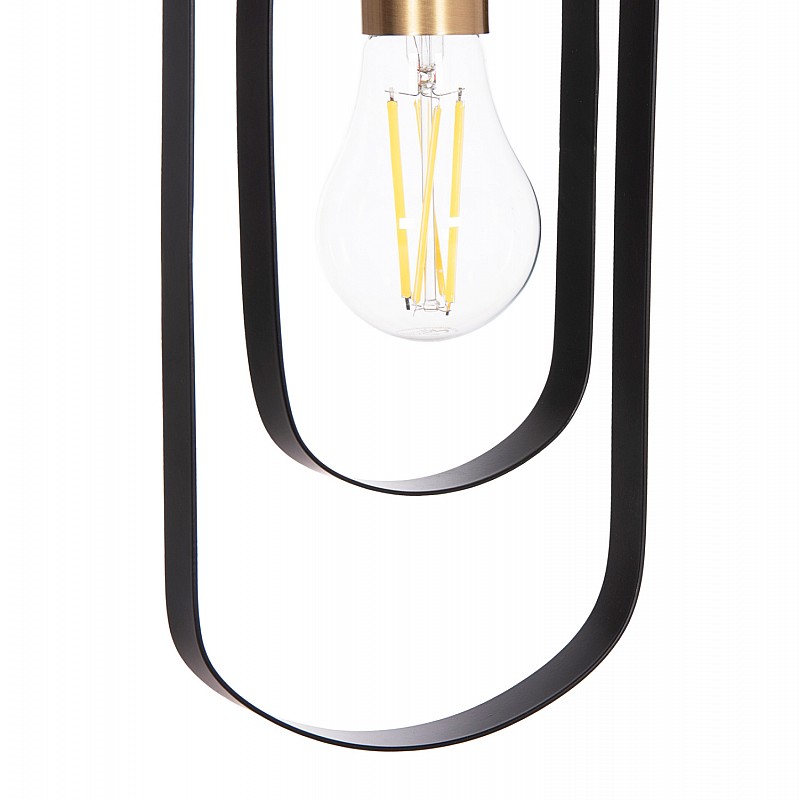 ΦΩΤΙΣΤΙΚΟ ΟΡΟΦΗΣ ΚΡΕΜΑΣΤΟ BIUT HM7537.11 ΜΑΥΡΟ ΜΕΤΑΛΛΟ-ΧΡΥΣΟ ΝΤΟΥΙ 15,5x4x130Υεκ.