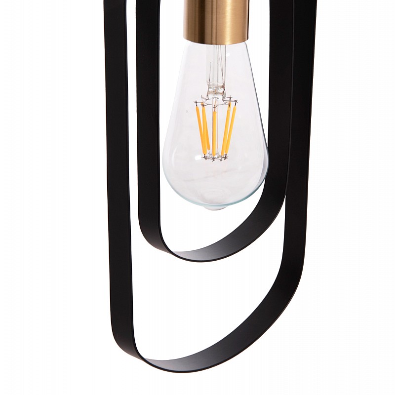 ΦΩΤΙΣΤΙΚΟ ΟΡΟΦΗΣ 5-ΦΩΤΟ BIUT HM7545.11 ΜΑΥΡΟ ΜΕΤΑΛΛΟ-ΧΡΥΣΟ ΝΤΟΥΙ 80x6x138Υεκ.