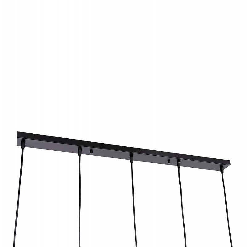 ΦΩΤΙΣΤΙΚΟ ΟΡΟΦΗΣ 5-ΦΩΤΟ BIUT HM7545.11 ΜΑΥΡΟ ΜΕΤΑΛΛΟ-ΧΡΥΣΟ ΝΤΟΥΙ 80x6x138Υεκ.