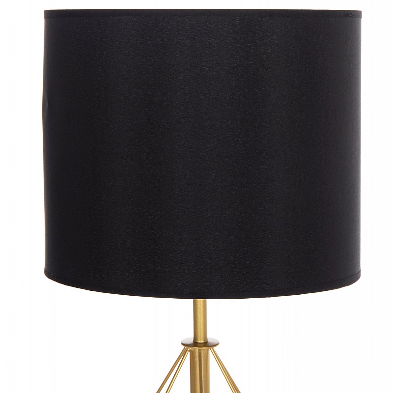 ΕΠΙΤΡΑΠΕΖΙΟ ΦΩΤΙΣΤΙΚΟ GEILO HM7416.12 ΧΡΥΣΟ ΜΕΤΑΛΛΙΚΟ--ΜΑΥΡΟ PVC ΚΑΠΕΛΟ Φ25x48,5Υεκ.