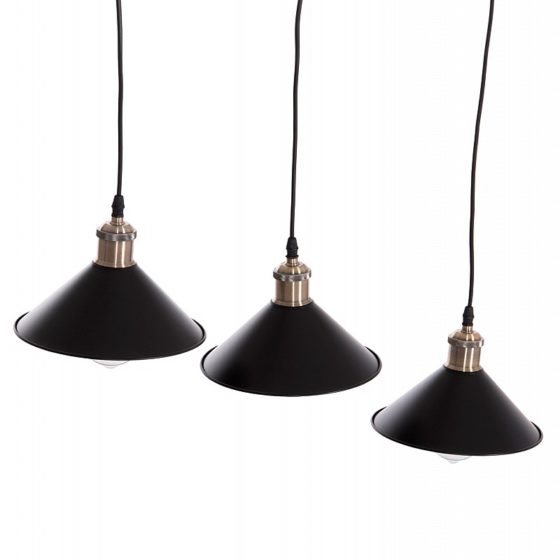 ΦΩΤΙΣΤΙΚΟ ΟΡΟΦΗΣ 3ΦΩΤΟ BELL HM7533.11 ΜΑΥΡΟ ΜΕΤΑΛΛΟ-ΧΑΛΚΙΝΟ ΝΤΟΥΙ Φ21,5x128Υεκ.