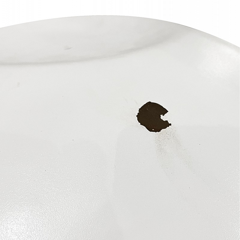 ΔΙΑΚΟΣΜΗΤΙΚΟ ΤΡΑΠΕΖΙ ΣΑΛΟΝΙΟΥ BOWL Φ91x38,5Yεκ. ΛΕΥΚΟ ΜΕ ΞΥΛΟ ΑΚΑΚΙΑΣ HM8717.23 Β'ΔΙΑΛΟΓΗΣ