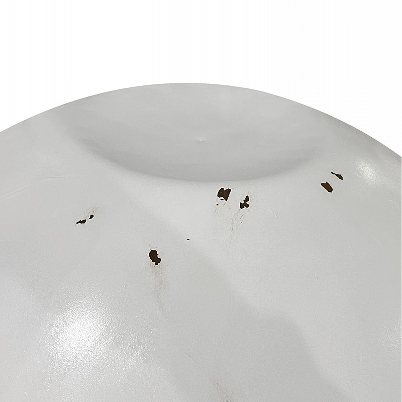 ΔΙΑΚΟΣΜΗΤΙΚΟ ΤΡΑΠΕΖΙ ΣΑΛΟΝΙΟΥ BOWL Φ91x38,5Yεκ. ΛΕΥΚΟ ΜΕ ΞΥΛΟ ΑΚΑΚΙΑΣ HM8717.23 Β'ΔΙΑΛΟΓΗΣ