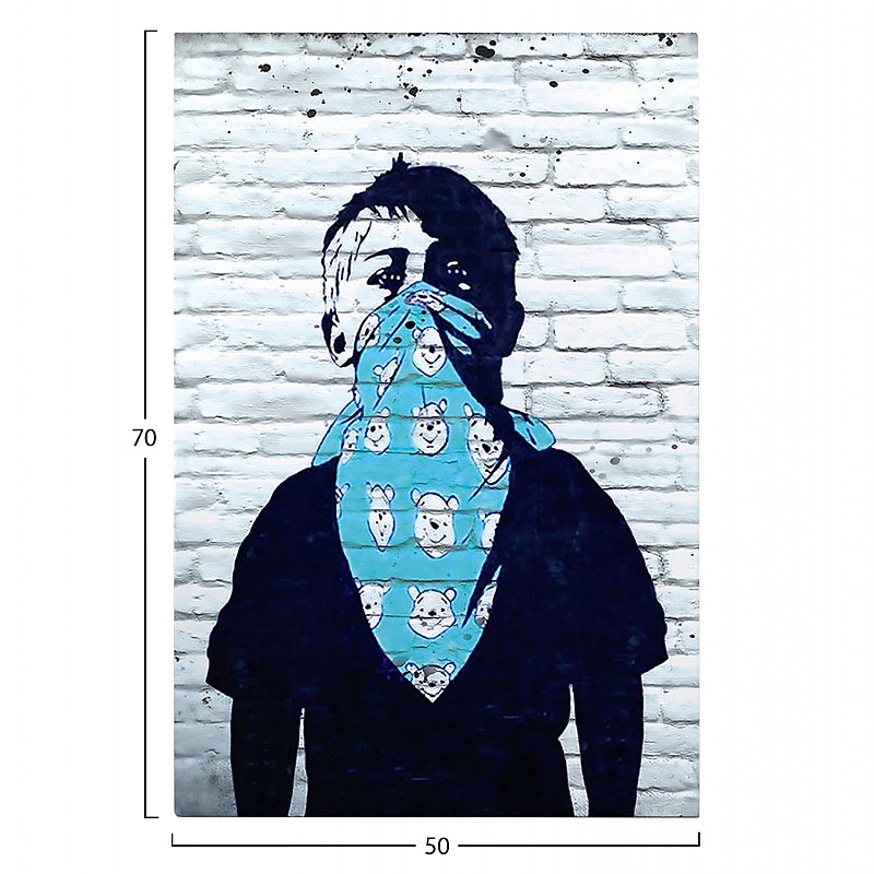 ΠΙΝΑΚΑΣ TOIXOY ΣΕΙΡΑ GOBI HM4829 ΕΚΤΥΠΩΜΕΝΟΣ ΚΑΜΒΑΣ 50x3(πάχος)x70Yεκ.