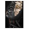 ΠΙΝΑΚΑΣ ΚΑΜΒΑΣ DARK SKINNED GIRL WITH GOLD MAKEUP HM7196.01 50X3X70 εκ.