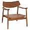 ΠΟΛΥΘΡΟΝΑ LOUNGE RANGER HM18255.01 ΞΥΛΟ TEAK ΣΕ ΦΥΣΙΚΟ 70x73x73Υεκ.