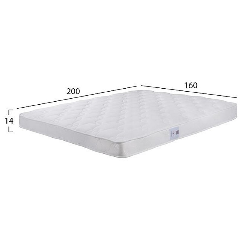 ΣΤΡΩΜΑ CLASSIC ΜΕ ΧΑΜΗΛΗ ΣΟΥΣΤΑ 160X200X14Υ εκ. HM11346.160