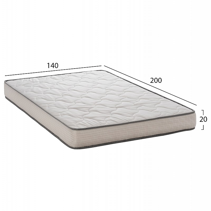 ΣΤΡΩΜΑ DREAMTOPIA ΣΕΙΡΑ RELIEF HM653.140-200 BONNELL SPRING 140x200x20Y εκ.