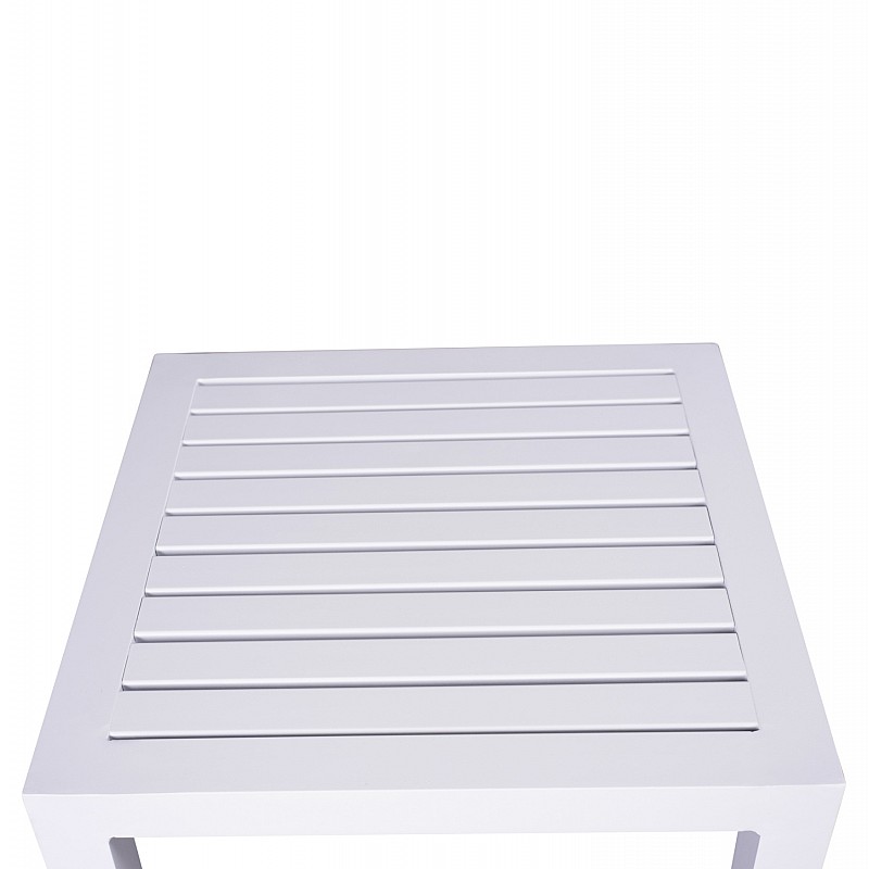 ΤΡΑΠΕΖΙ ΑΛΟΥΜΙΝΙΟΥ QIANA HM5402.01 ΛΕΥΚΟ 45x45x45,5 εκ. ΤΡΑΠΕΖΙ ΑΛΟΥΜΙΝΙΟΥ QIANA HM5402.01 ΛΕΥΚΟ 45x45x45,5 εκ.
