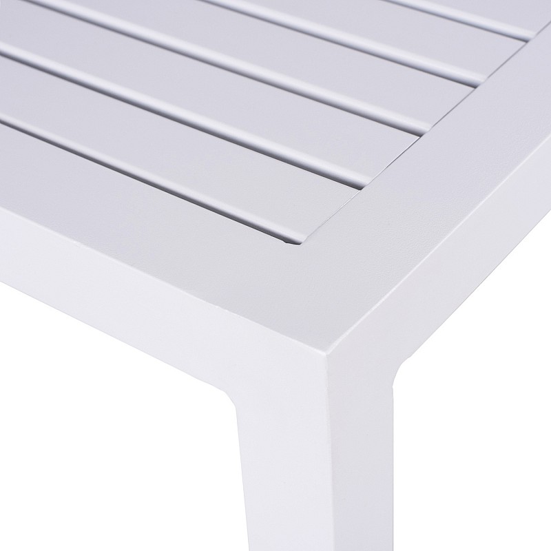 ΤΡΑΠΕΖΙ ΑΛΟΥΜΙΝΙΟΥ QIANA HM5402.01 ΛΕΥΚΟ 45x45x45,5 εκ. ΤΡΑΠΕΖΙ ΑΛΟΥΜΙΝΙΟΥ QIANA HM5402.01 ΛΕΥΚΟ 45x45x45,5 εκ.