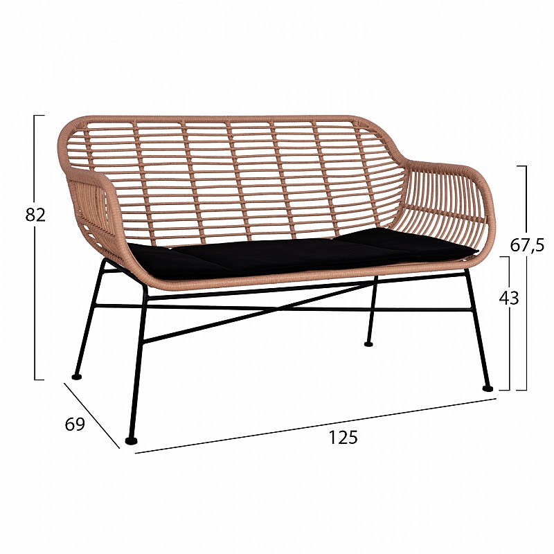 ΣΕΤ ΣΑΛΟΝΙ 4ΤΜΧ ALLEGRA HM5460 ΜΕΤΑΛΛΟ & WICKER ΣΕ ΜΠΕΖ ΧΡΩΜΑ ΣΕΤ ΣΑΛΟΝΙ 4ΤΜΧ ALLEGRA HM5460 ΜΕΤΑΛΛΟ & WICKER ΣΕ ΜΠΕΖ ΧΡΩΜΑ