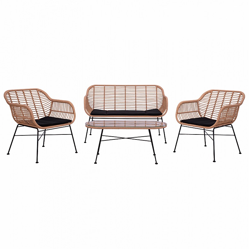 ΣΕΤ ΣΑΛΟΝΙ 4ΤΜΧ ALLEGRA HM5460 ΜΕΤΑΛΛΟ & WICKER ΣΕ ΜΠΕΖ ΧΡΩΜΑ ΣΕΤ ΣΑΛΟΝΙ 4ΤΜΧ ALLEGRA HM5460 ΜΕΤΑΛΛΟ & WICKER ΣΕ ΜΠΕΖ ΧΡΩΜΑ