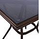 ΤΡΑΠΕΖΙ ΑΛΟΥΜΙΝΙΟΥ HARLOW 70X70X76  BAMBOO LOOK HM5568.03 ΚΑΦΕ ΜΕ ΓΥΑΛΙ ΤΡΑΠΕΖΙ ΑΛΟΥΜΙΝΙΟΥ HARLOW 70X70X76  BAMBOO LOOK HM5568.03 ΚΑΦΕ ΜΕ ΓΥΑΛΙ