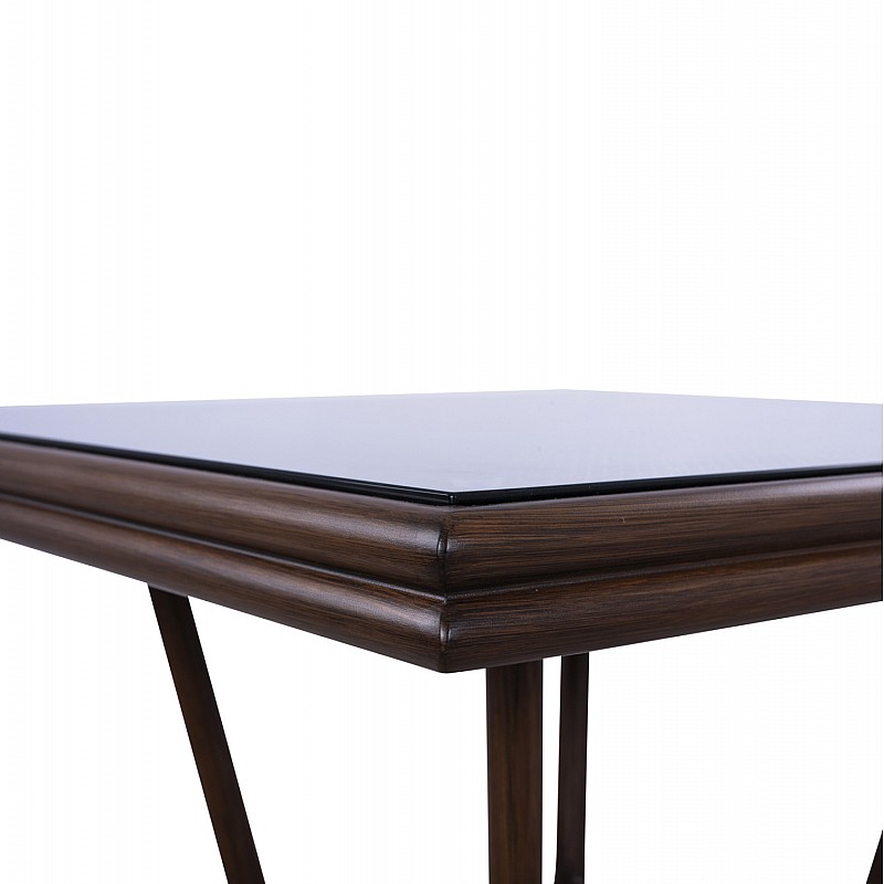 ΤΡΑΠΕΖΙ ΑΛΟΥΜΙΝΙΟΥ HARLOW 70X70X76  BAMBOO LOOK HM5568.03 ΚΑΦΕ ΜΕ ΓΥΑΛΙ ΤΡΑΠΕΖΙ ΑΛΟΥΜΙΝΙΟΥ HARLOW 70X70X76  BAMBOO LOOK HM5568.03 ΚΑΦΕ ΜΕ ΓΥΑΛΙ