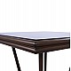 ΤΡΑΠΕΖΙ ΑΛΟΥΜΙΝΙΟΥ HARLOW 70X70X76  BAMBOO LOOK HM5568.03 ΚΑΦΕ ΜΕ ΓΥΑΛΙ ΤΡΑΠΕΖΙ ΑΛΟΥΜΙΝΙΟΥ HARLOW 70X70X76  BAMBOO LOOK HM5568.03 ΚΑΦΕ ΜΕ ΓΥΑΛΙ