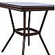 ΤΡΑΠΕΖΙ ΑΛΟΥΜΙΝΙΟΥ HARLOW 70X70X76  BAMBOO LOOK HM5568.03 ΚΑΦΕ ΜΕ ΓΥΑΛΙ ΤΡΑΠΕΖΙ ΑΛΟΥΜΙΝΙΟΥ HARLOW 70X70X76  BAMBOO LOOK HM5568.03 ΚΑΦΕ ΜΕ ΓΥΑΛΙ