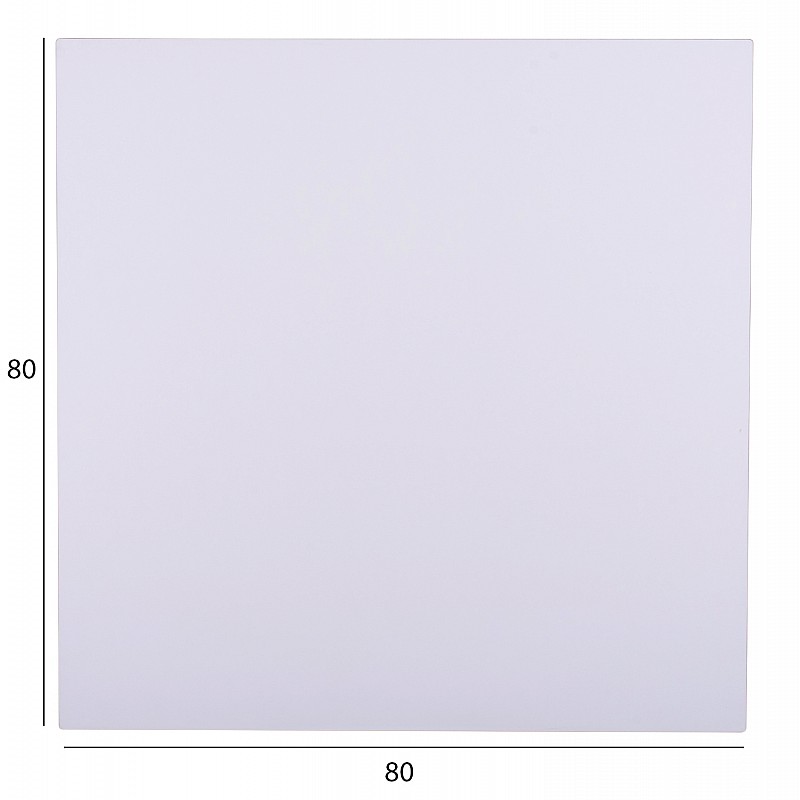 ΕΠΙΦΑΝΕΙΑ ΤΡΑΠΕΖΙΟΥ HPL 80Χ80 ΛΕΥΚΗ HM5733.01