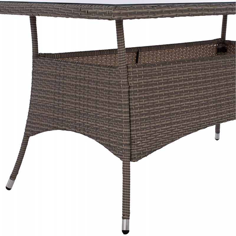 ΤΡΑΠΕΖΙ ΜΕΤΑΛΛΙΚΟ MINSK RATTAN ΓΚΡΙ HM5507.01 150x90x75Υ εκ. ΤΡΑΠΕΖΙ ΜΕΤΑΛΛΙΚΟ MINSK RATTAN ΓΚΡΙ HM5507.01 150x90x75Υ εκ.