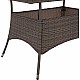 ΤΡΑΠΕΖΙ ΜΕΤΑΛΛΙΚΟ MILITARY RATTAN ΓΚΡΙ HM5141.31 120x70x75Υ εκ.