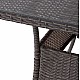 ΤΡΑΠΕΖΙ ΜΕΤΑΛΛΙΚΟ MILITARY RATTAN ΓΚΡΙ HM5141.31 120x70x75Υ εκ.