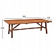 ΤΡΑΠΕΖΙ ΤΡΑΠΕΖΑΡΙΑΣ GROOVE HM9453.01 ΑΠΟ ΞΥΛΟ ΤΕΑΚ ΚΑΡΥΔΙ 260x120x79,5Υ εκ. ΤΡΑΠΕΖΙ ΤΡΑΠΕΖΑΡΙΑΣ GROOVE HM9453.01 ΑΠΟ ΞΥΛΟ ΤΕΑΚ ΚΑΡΥΔΙ 260x120x79,5Υ εκ.