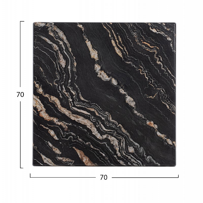 ΕΠΙΦΑΝΕΙΑ ΤΡΑΠΕΖΙΟΥ WERZALIT 70Χ70Χ3.5εκ.BLACK GOLD MARBLE HM5230.15 ΕΠΙΦΑΝΕΙΑ ΤΡΑΠΕΖΙΟΥ WERZALIT 70Χ70Χ3.5εκ.BLACK GOLD MARBLE HM5230.15