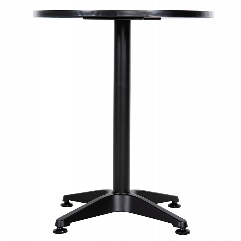 ΤΡΑΠΕΖΙ ΣΤΡΟΓΓΥΛΟ GOSS HM5974.01 ΑΛΟΥΜΙΝΙΟ ΜΑΥΡΟ Φ60x70Υεκ. ΤΡΑΠΕΖΙ ΣΤΡΟΓΓΥΛΟ GOSS HM5974.01 ΑΛΟΥΜΙΝΙΟ ΜΑΥΡΟ Φ60x70Υεκ.