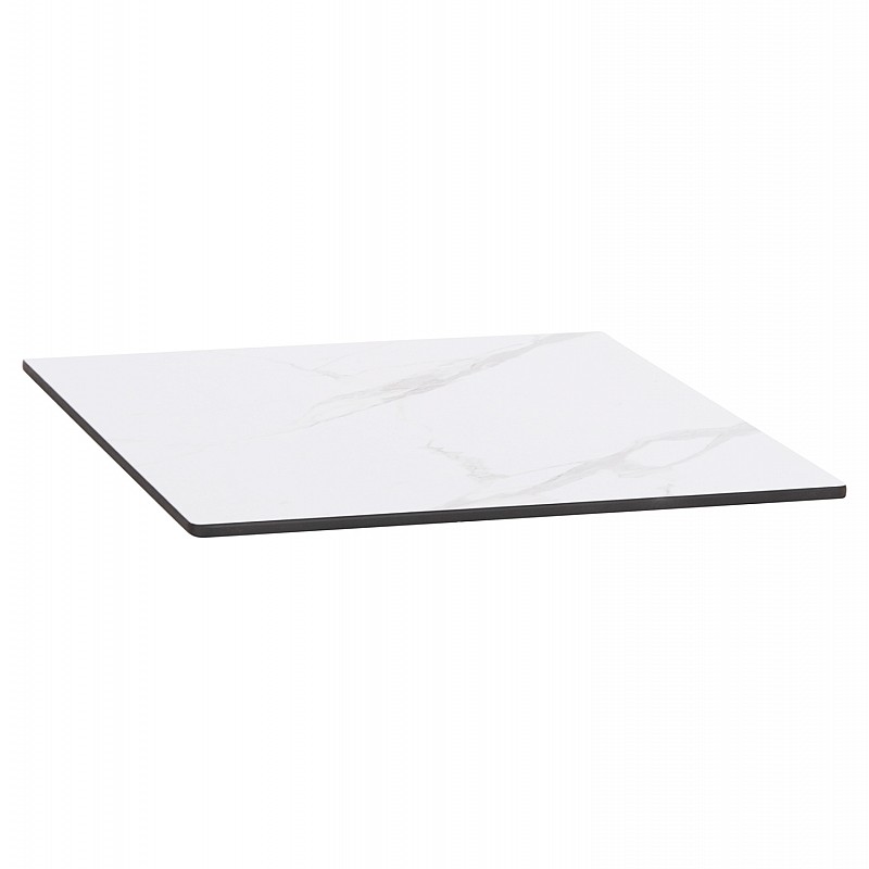 ΕΠΙΦΑΝΕΙΑ ΤΡΑΠΕΖΙΟΥ HPL GLOSSΥ HM6362.01 ΤΕΤΡΑΓΩΝΗ COMPACT ΛΕΥΚΟ ΜΑΡΜΑΡΟ 50x50x1.5εκ