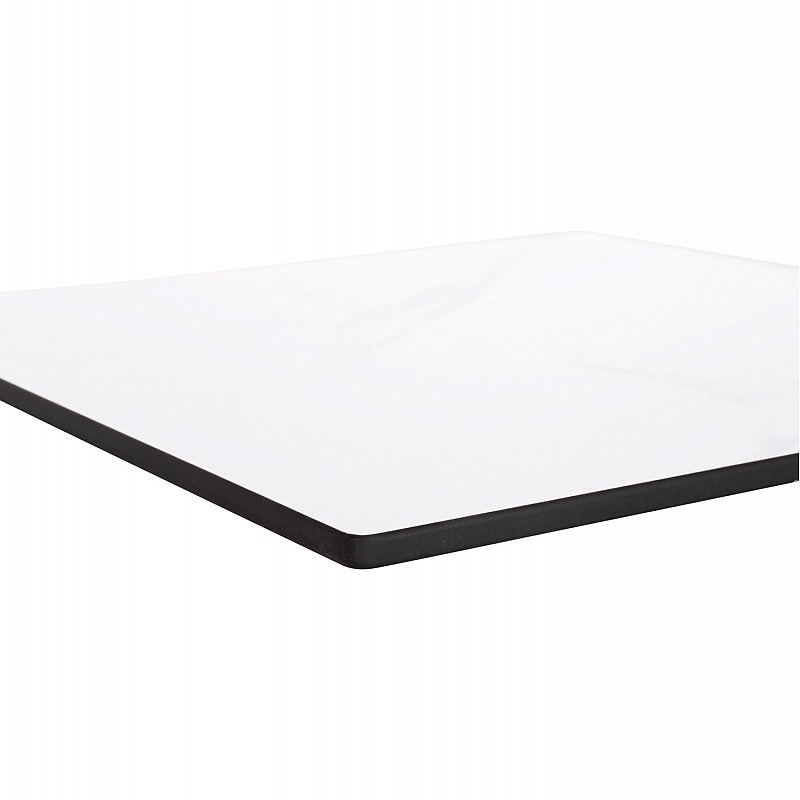 ΕΠΙΦΑΝΕΙΑ ΤΡΑΠΕΖΙΟΥ HPL GLOSSΥ HM6362.01 ΤΕΤΡΑΓΩΝΗ COMPACT ΛΕΥΚΟ ΜΑΡΜΑΡΟ 50x50x1.5εκ