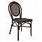 ΚΑΡΕΚΛΑ ΑΛΟΥΜΙΝΙΟΥ KASON BAMBOO LOOK ΚΑΦΕ ΜΕ TEXTLINE 40,5x56,5x89,5 εκ. HM5026