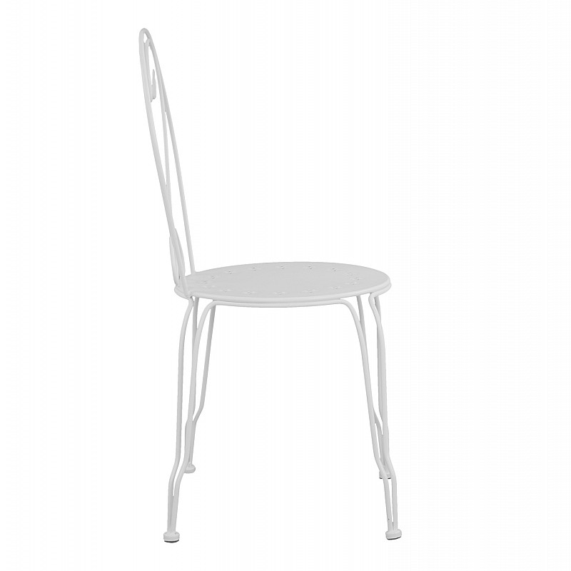 ΚΑΡΕΚΛΑ ΜΕΤΑΛΛΙΚΗ AMORE ΛΕΥΚΗ 42x48x90 εκ. HM5007.12 ΚΑΡΕΚΛΑ ΜΕΤΑΛΛΙΚΗ AMORE ΛΕΥΚΗ 42x48x90 εκ. HM5007.12